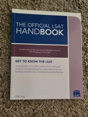 The Official LSAT Handbook - Purple & Blue Cover